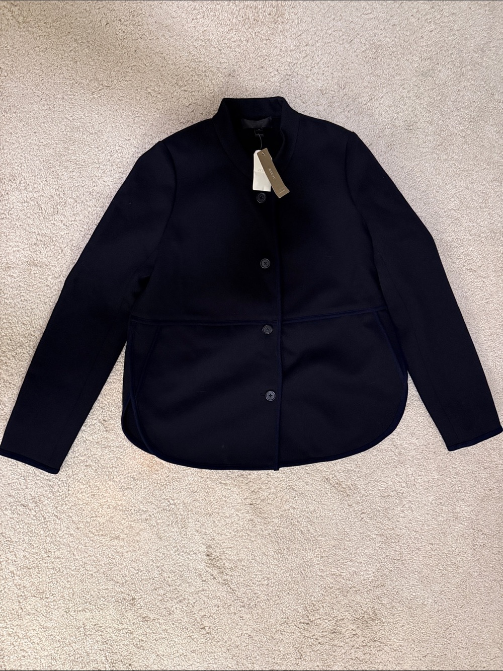 NWT J.Crew Tipped Twill Jacket | Spring 2015 | Style B8544 | Size 6